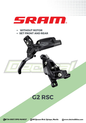 Hydraulic Disk Brakes G2 RSC ( Reach, SwingLink, Contact )