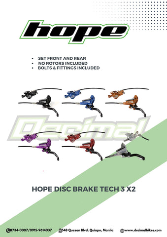 Hydraulic Disc Brake Tech 3 X2