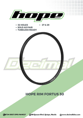 Rims Fortus Original Sold as Pair 27 & 29