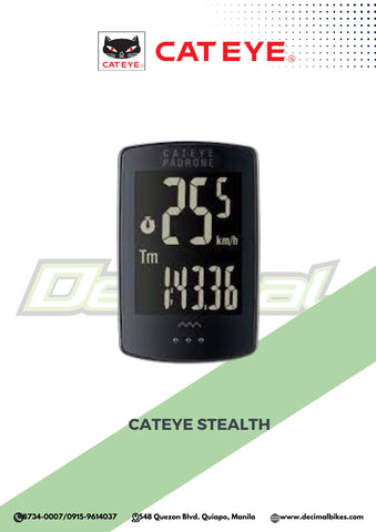 Wireless Speedometer Padrone Stealth with OF-100 Bracket (CC-PA100W + OF-100)