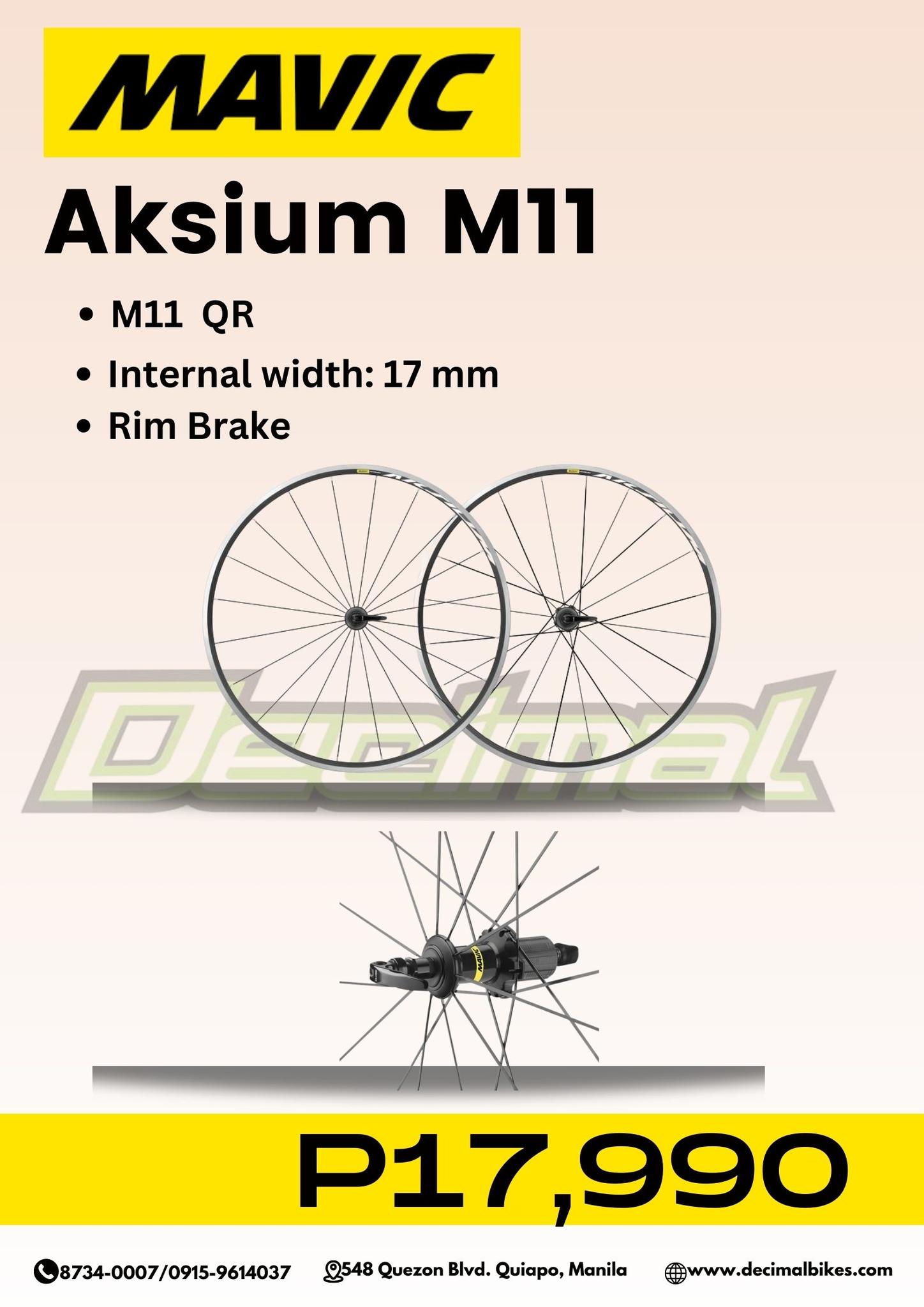 Rimset Aksium M11 Rim Brake