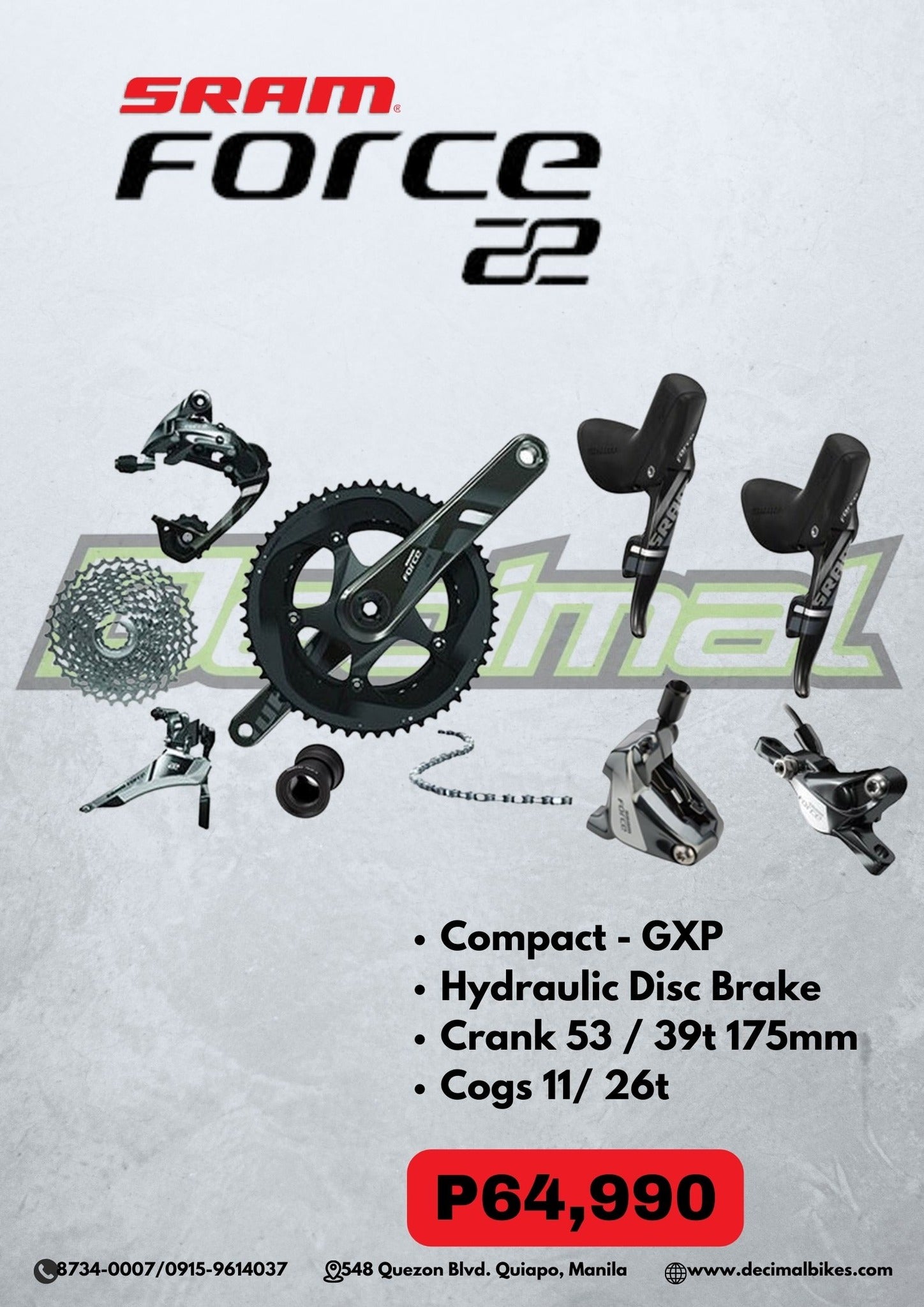 Sram force 2025 22 hydraulic groupset